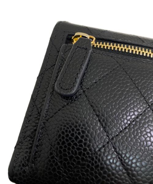 CHANEL（シャネル）CHANEL (シャネル) クラシックスモールフラップウォレット ブラックの古着・服飾アイテム