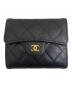 CHANEL（シャネル）の古着「クラシックスモールフラップウォレット」｜ブラック