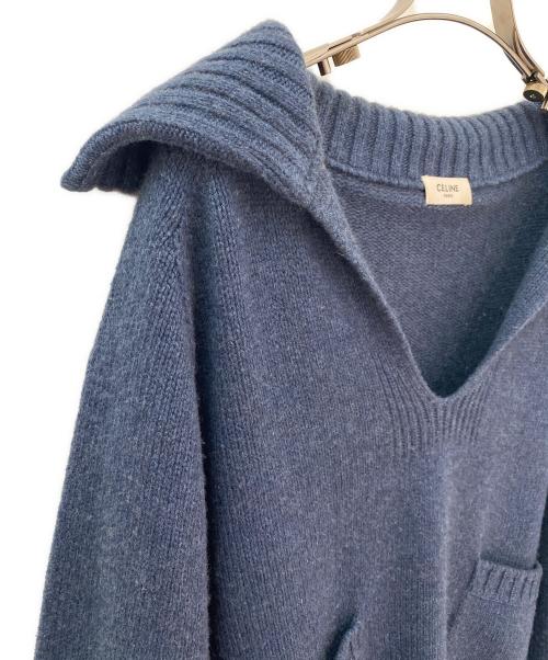 CELINE（セリーヌ）CELINE (セリーヌ) セーラーニット ネイビー サイズ:Sの古着・服飾アイテム