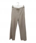 HERMESエルメス）の古着「セリエワッペン付 センタープレス スウェット パンツ」｜グレー