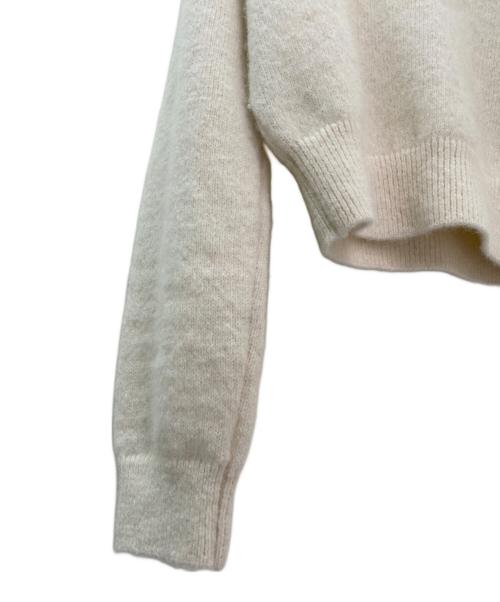 jacquemus（ジャックムス）jacquemus (ジャックムス) バッグロゴセーター ホワイト サイズ:XSの古着・服飾アイテム