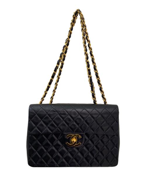 CHANEL（シャネル）CHANEL (シャネル) デカマトラッセ34 ブラック×ゴールド サイズ:34の古着・服飾アイテム