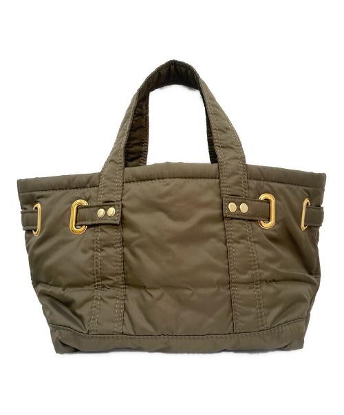 SITA PARANTICA（シータパランティカ）SITA PARANTICA (シータパランティカ) MINI TOTE カーキ×ゴールド サイズ:ミニの古着・服飾アイテム