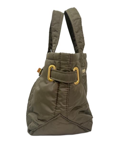 SITA PARANTICA（シータパランティカ）SITA PARANTICA (シータパランティカ) MINI TOTE カーキ×ゴールド サイズ:ミニの古着・服飾アイテム