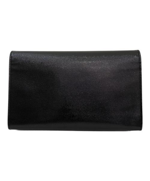 Saint Laurent Paris（サンローランパリ）Saint Laurent Paris (サンローランパリ) チェーンショルダーウォレット ブラックの古着・服飾アイテム