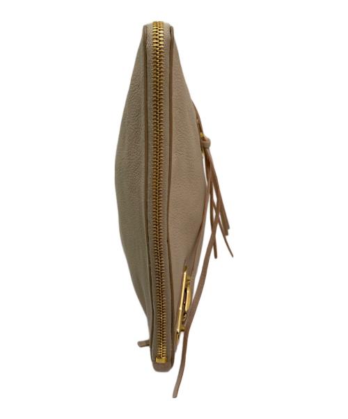 BALENCIAGA（バレンシアガ）BALENCIAGA (バレンシアガ) クラシック ポーチ キュイール アリーナ ベージュの古着・服飾アイテム