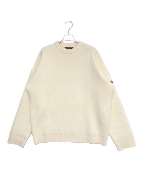 BALENCIAGA（バレンシアガ）BALENCIAGA (バレンシアガ) クルーネックニット ホワイト サイズ:Sの古着・服飾アイテム