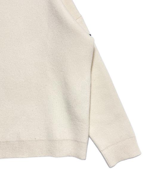 BALENCIAGA（バレンシアガ）BALENCIAGA (バレンシアガ) クルーネックニット ホワイト サイズ:Sの古着・服飾アイテム