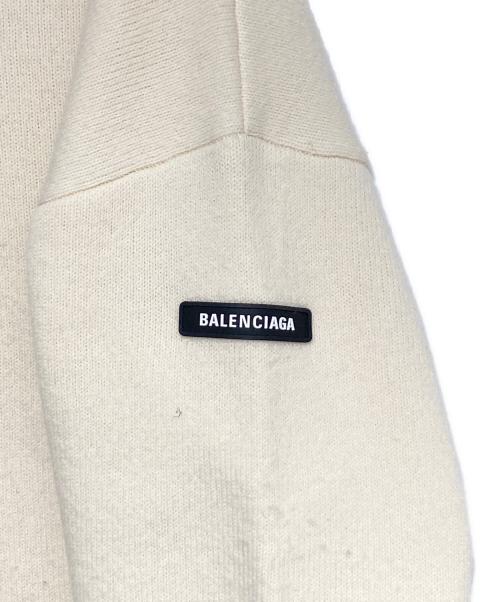 BALENCIAGA（バレンシアガ）BALENCIAGA (バレンシアガ) クルーネックニット ホワイト サイズ:Sの古着・服飾アイテム