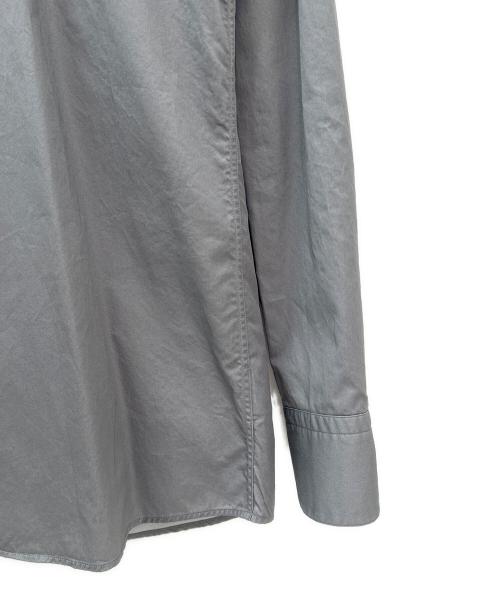 DRIES VAN NOTEN（ドリスヴァンノッテン）DRIES VAN NOTEN (ドリスヴァンノッテン) フラワーモチーフシャツ グレー サイズ:36の古着・服飾アイテム