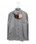 DRIES VAN NOTEN（ドリスヴァンノッテン）の古着「フラワーモチーフシャツ」｜グレー