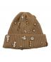 BURBERRY (バーバリー) KNIT BEANIE ブラウン サイズ:54-59㎝：17000円