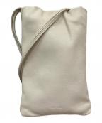 THE ROWザ ロウ）の古着「Bourse レザースマホバッグ」｜ホワイト