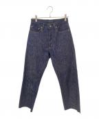 MADISON BLUEマディソンブルー）の古着「HEM CUT OFF STRAIGHT D DENIM」｜インディゴ