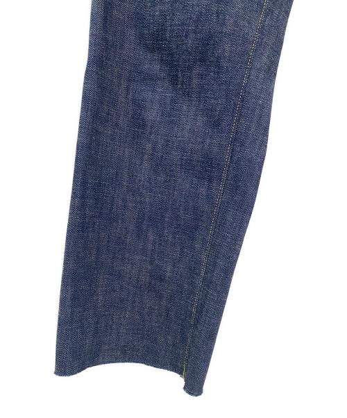 MADISON BLUE（マディソンブルー）MADISON BLUE (マディソンブルー) HEM CUT OFF STRAIGHT D DENIM インディゴ サイズ:02の古着・服飾アイテム