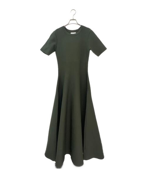 MADISON BLUE（マディソンブルー）MADISON BLUE (マディソンブルー) FLARE LONG KNIT DR グリーン サイズ:01の古着・服飾アイテム