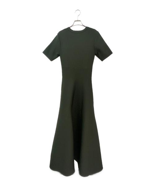 MADISON BLUE（マディソンブルー）MADISON BLUE (マディソンブルー) FLARE LONG KNIT DR グリーン サイズ:01の古着・服飾アイテム
