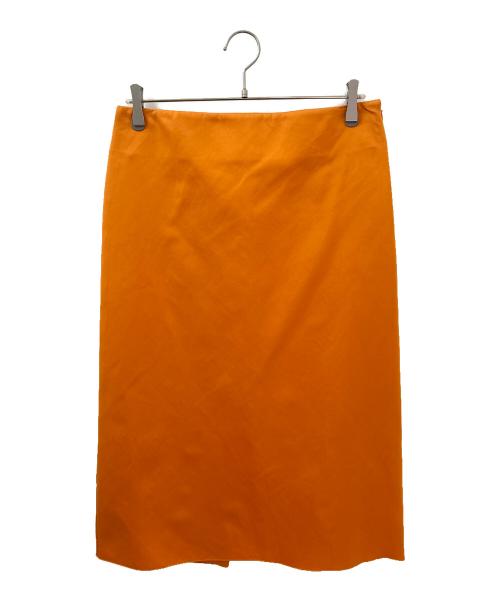 MADISON BLUE（マディソンブルー）MADISON BLUE (マディソンブルー) A-LINE LONG スカート オレンジ サイズ:02（M）の古着・服飾アイテム
