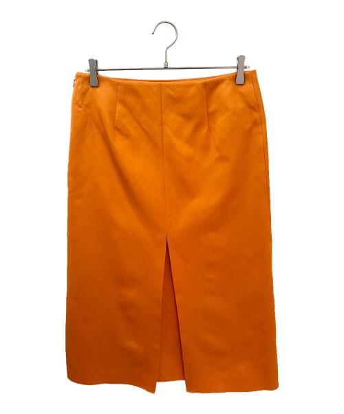 MADISON BLUE（マディソンブルー）MADISON BLUE (マディソンブルー) A-LINE LONG スカート オレンジ サイズ:02（M）の古着・服飾アイテム