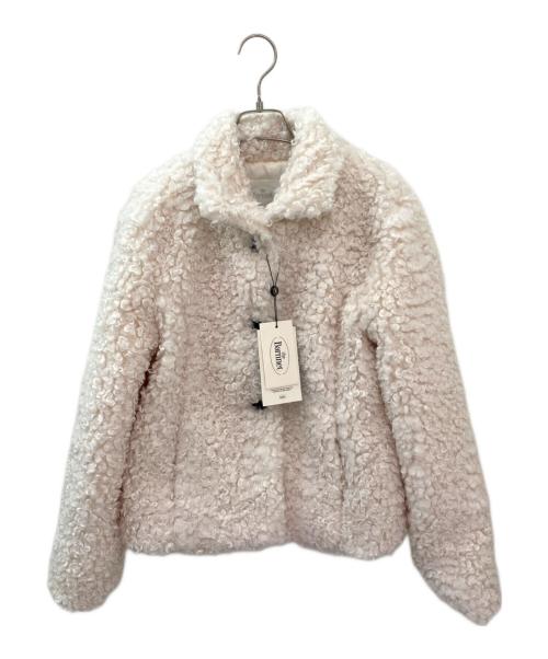the Barnnet（ザ バーネット）the Barnnet (ザ バーネット) Bouffant Eco-Fur Jacket アイボリー サイズ:FREEの古着・服飾アイテム