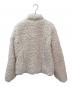 the Barnnet (ザ バーネット) Bouffant Eco-Fur Jacket アイボリー サイズ:FREE：17000円