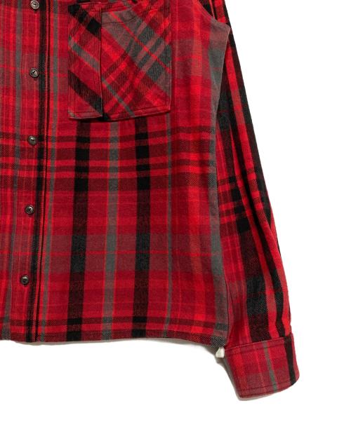 OFFWHITE（オフホワイト）OFFWHITE (オフホワイト) MARIANA DE SILVA SHIRT レッド サイズ:Lの古着・服飾アイテム