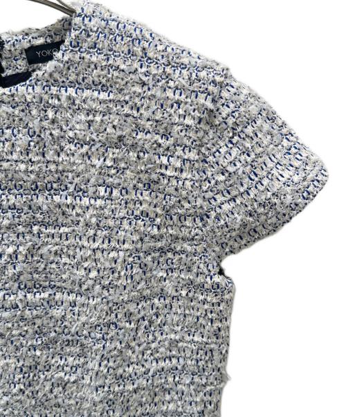 YOKO CHAN（ヨーコチャン）YOKO CHAN (ヨーコチャン) ツイードワンピース ホワイト サイズ:36の古着・服飾アイテム
