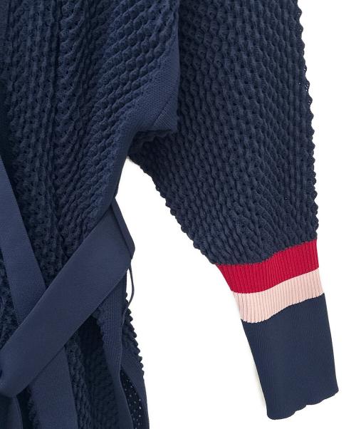 CFCL（シーエフシーエル）CFCL (シーエフシーエル) ロングカーディガン ネイビー サイズ:3の古着・服飾アイテム