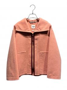 HERMES（エルメス）の古着「ジップアップダブルフェイスジャケット」｜ピンク