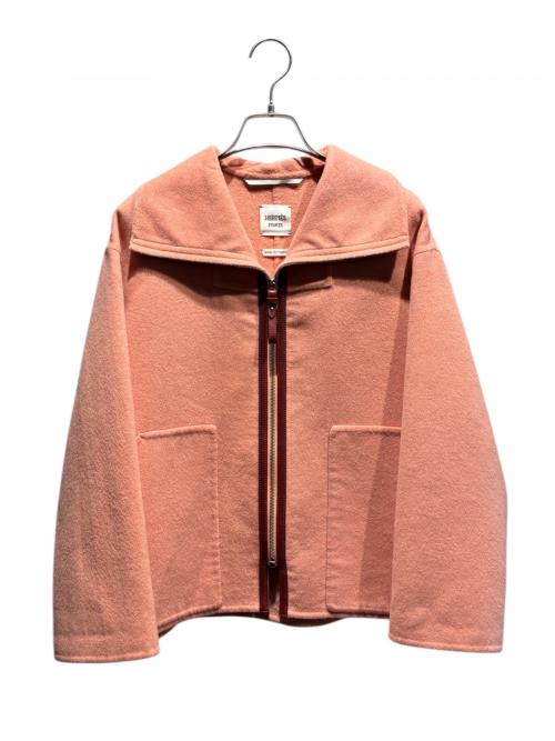 HERMES（エルメス）HERMES (エルメス) ジップアップダブルフェイスジャケット ピンク サイズ:34の古着・服飾アイテム