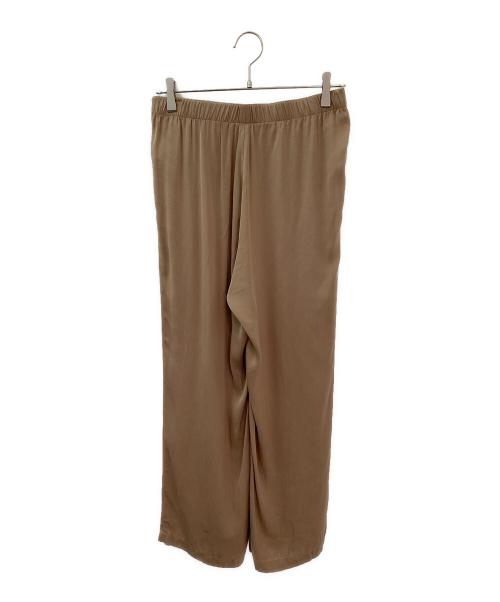 MUSE de Deuxieme Classe（ミューズ ドゥーズィエム クラス）MUSE de Deuxieme Classe (ミューズ ドゥーズィエム クラス) SILK SATIN EASY パンツ ブラウン サイズ:36の古着・服飾アイテム