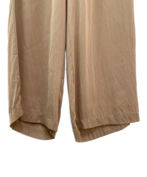 MUSE de Deuxieme Classe（ミューズ ドゥーズィエム クラス）MUSE de Deuxieme Classe (ミューズ ドゥーズィエム クラス) SILK SATIN EASY パンツ ブラウン サイズ:36の古着・服飾アイテム