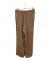 MUSE de Deuxieme Classe (ミューズ ドゥーズィエム クラス) SILK SATIN EASY パンツ ブラウン サイズ:36：5000円