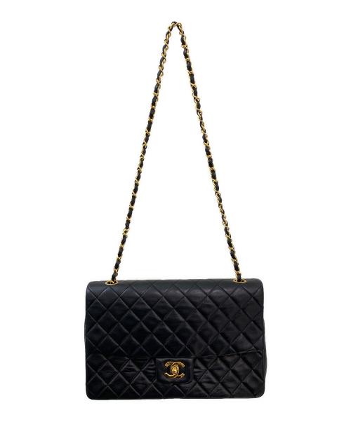 CHANEL（シャネル）CHANEL (シャネル) マトラッセ27 ブラック×ゴールド サイズ:27の古着・服飾アイテム