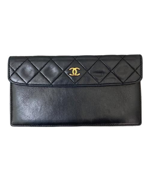 CHANEL（シャネル）CHANEL (シャネル) マトラッセ27 ブラック×ゴールド サイズ:27の古着・服飾アイテム