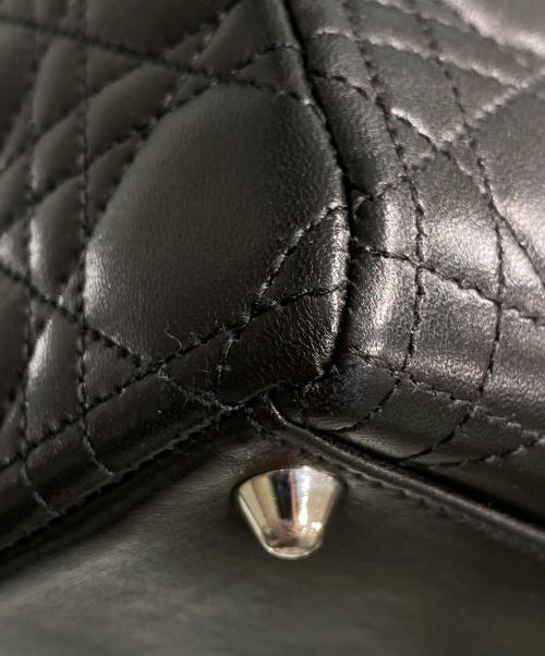 Christian Dior（クリスチャン ディオール）Christian Dior (クリスチャン ディオール) レディディオール カナージュ2wayバッグ ブラックの古着・服飾アイテム