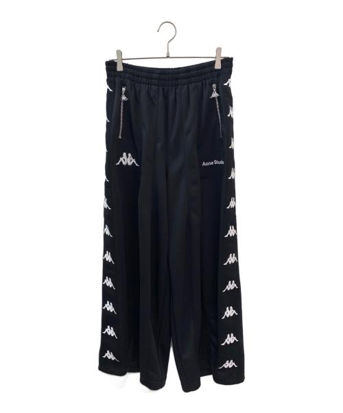 Acne studios（アクネ ストゥディオズ）Acne studios (アクネ ストゥディオス) KAPPA (カッパ) Relaxed fit trousers ブラック サイズ:XSの古着・服飾アイテム