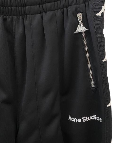 Acne studios（アクネ ストゥディオズ）Acne studios (アクネ ストゥディオス) KAPPA (カッパ) Relaxed fit trousers ブラック サイズ:XSの古着・服飾アイテム