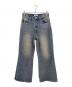 M TO R（ムウトアール）の古着「MU WASHED DENIM BUGGY PANTS」｜ブルー