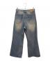 M TO R (ムウトアール) MU WASHED DENIM BUGGY PANTS ブルー サイズ:38：10000円