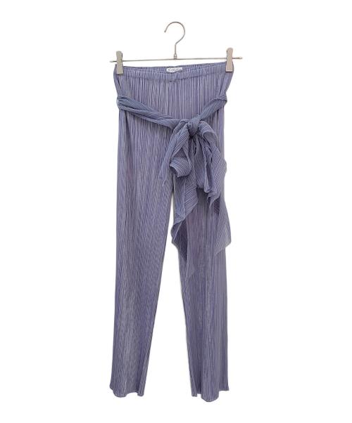 PLEATS PLEASE（プリーツプリーズ）PLEATS PLEASE (プリーツプリーズ) プリーツパンツ パープル サイズ:1の古着・服飾アイテム