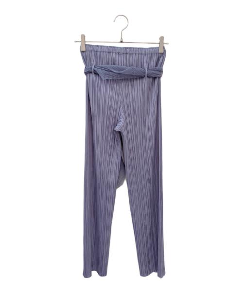 PLEATS PLEASE（プリーツプリーズ）PLEATS PLEASE (プリーツプリーズ) プリーツパンツ パープル サイズ:1の古着・服飾アイテム