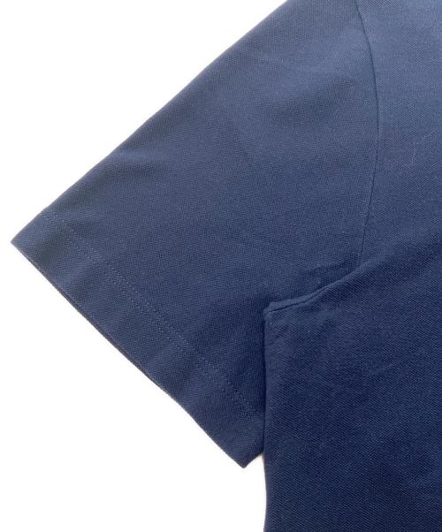 HERMES（エルメス）HERMES (エルメス) 鹿の子ポロシャツ ネイビー サイズ:Ｌの古着・服飾アイテム