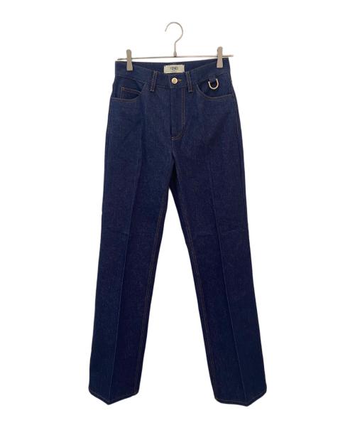 FENDI（フェンディ）FENDI (フェンディ) ワイドレッグジーンズ インディゴ サイズ:40の古着・服飾アイテム