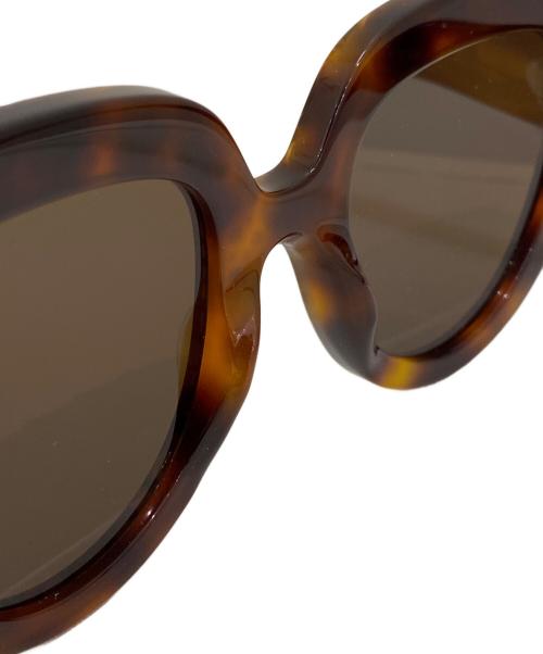 GUCCI（グッチ）GUCCI (グッチ) ラインストーン付サングラス ブラウン サイズ:50□23 140の古着・服飾アイテム