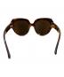 GUCCI (グッチ) ラインストーン付サングラス ブラウン サイズ:50□23 140：27000円