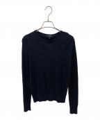 theoryセオリー）の古着「クルーネックニット」｜ブラック