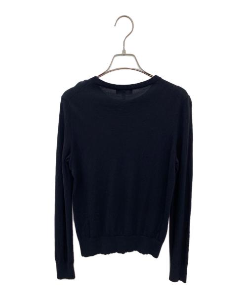 theory（セオリー）theory (セオリー) クルーネックニット ブラック サイズ:Sの古着・服飾アイテム