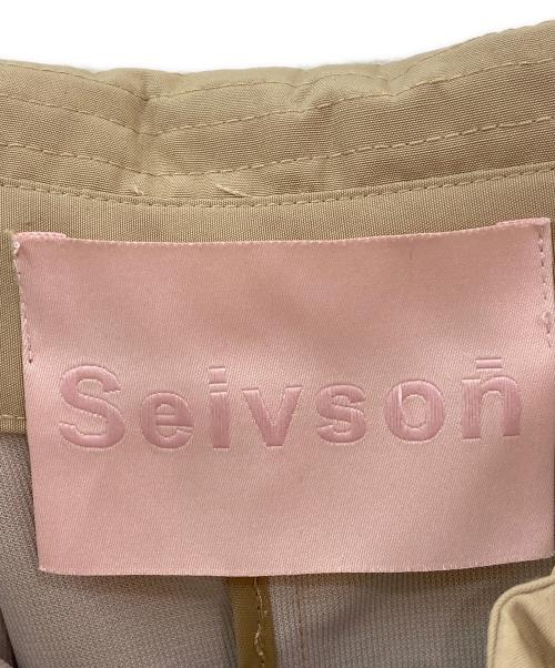 SEIVSON（セイヴソン）SEIVSON (セイヴソン) ロングフレアワイドパンツ ベージュ サイズ:Fの古着・服飾アイテム