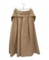 SEIVSON (セイヴソン) ロングフレアワイドパンツ ベージュ サイズ:F：10000円